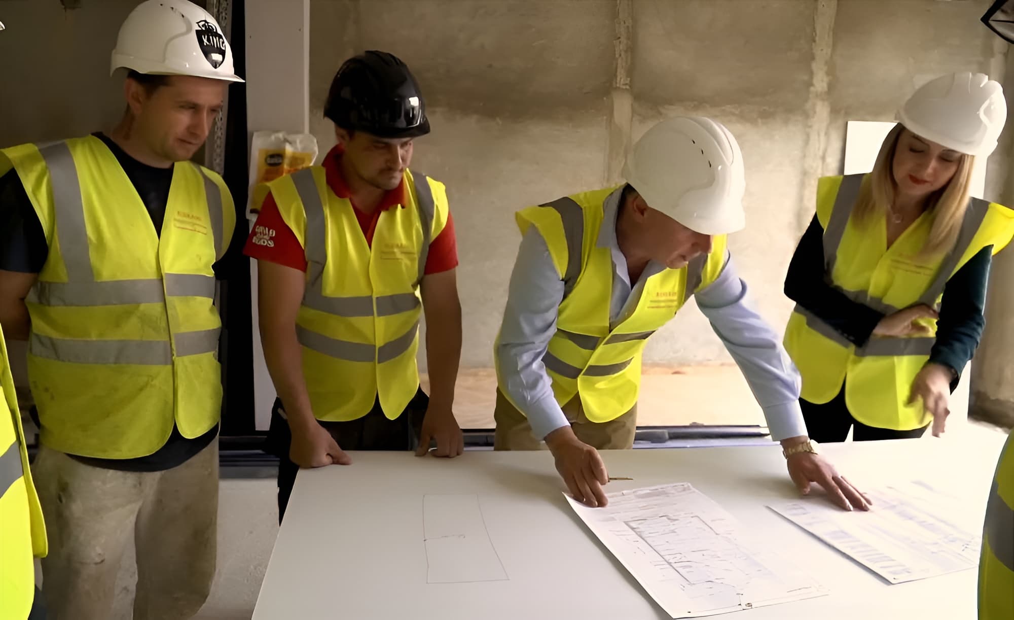 Picture of the Kaplan Construction Team
